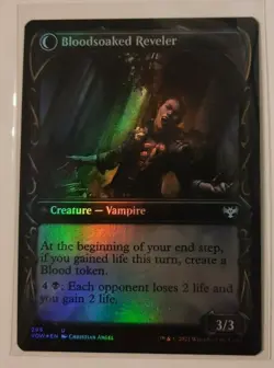 RESTLESS BLOODSEEKER Innistrad Crimson Vow SHOWCASE FOIL MTG Magic the Gathering - Image 2