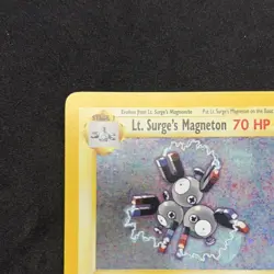 Pokemon TCG Lt. Surge's Magneton Gym Heroes 8/132 Holo Rare Stage 1 HP70 50 - Image 2