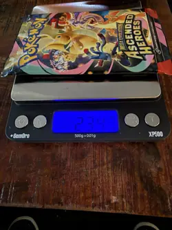 2026 Pokemon Ascended Heroes Booster Pack 23.43 G (Ex Heavy) (Poss God Pack!!) - Image 1