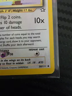 1st Edition Clefairy (30/111) Neo Genesis Regular Uncommon Vintage WOTC NM - Image 5