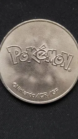 Vintage Pokemon Lugia Collectible Metal Token Coin Nintendo/CR/GF - Image 3