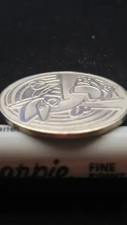 Vintage Pokemon Lugia Collectible Metal Token Coin Nintendo/CR/GF - Image 4