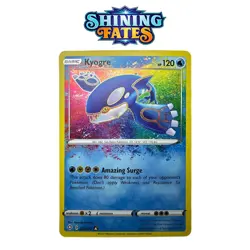 Kyogre 021/072 Amazing Rare Shining Fates NM Pokemon TCG - Image 1