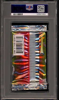 Pokemon 2000 WOTC 1st Edition Neo Genesis Meganium Sealed Booster Pack PSA 10 - Image 2