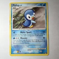 Pokemon Piplup 016/017 POP Series 9 Common Regular English 2009 - Image 1