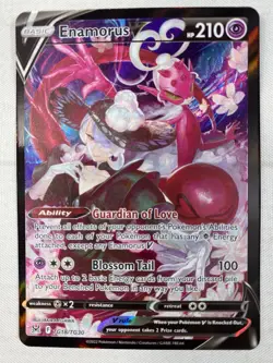 Enamorus V TG18/TG30 Swsh11: Lost Origin Trainer Gallery Holo Pokemon TCG NM - Image 1