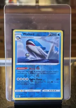 Wailord 032/185 Swsh04 Vivid Voltage Reverse Holo Rare Pokemon TCG - Image 1