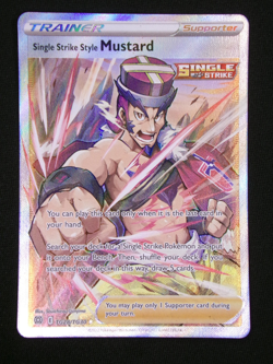 Pokemon TCG Single Strike Style Mustard Full Art TG28/TG30, Brilliant Stars (NM) - Image 1