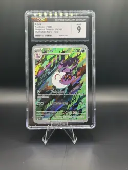 Arbok 176/162 CGC 9 Mint Graded - Pokemon Scarlet & Violet Temporal Forces 2024 - Image 1