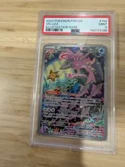 2023 POKEMON PAR EN-PARADOX RIFT ILLUSTRATION RARE #192 VELUZA PSA 9 - Image 2