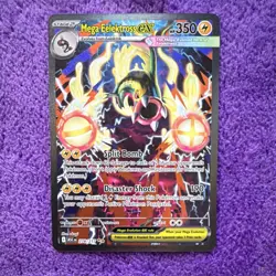 Pokemon Mega Eelektross EX 278/217 ASCN 350 HP Split Bomb Disaster Shock TCG - Image 1