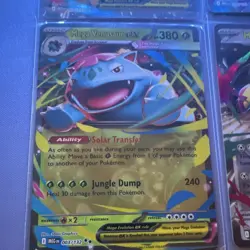 Pokemon TCG Mega Lucario EX, Abomasnow EX, Venusaur EX, Mawile EX Foil Lot - Image 2