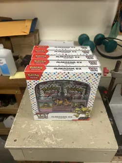Pokemon TCG 151 Alakazam Ex Collection Box Lot Of 5 - Image 1