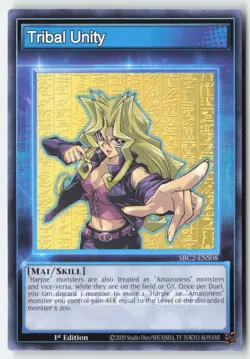 Yugioh - Tribal Unity SBC2-ENS08 1st Edition - Speed Duel: Battle City Finals - Image 1
