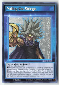 Yugioh - Pulling the Strings SBC2-ENS12 1st Edition - Speed Duel: Battle City Fi - Image 1
