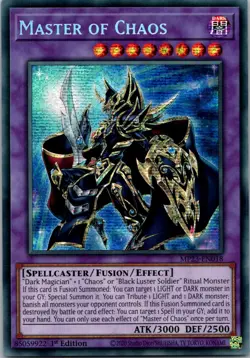 Yugioh Master of Chaos MP23-EN018 1st Edition Prismatic Secret Rare NM - Image 1