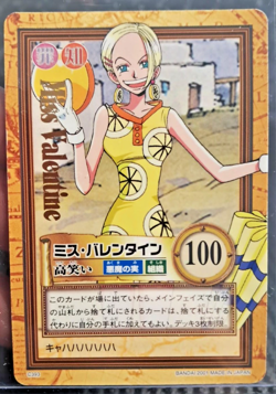 BANDAI One Piece Hyper Battle C393 MISS VALENTINE GOLD FOIL STAMPED SCARCE EARLY - Image 1