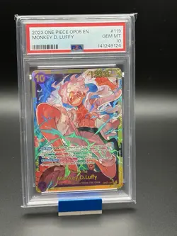 Monkey D Luffy [PRB01] OP05-119 One Piece Awakening of the New Era - PSA 10 - Image 1