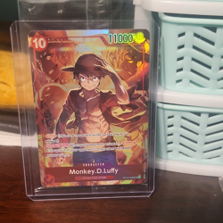 Bandai One Piece CCG Monkey D. Luffy ST10-006 Super Rare Alt Art Foil 11000 ENG - Image 1