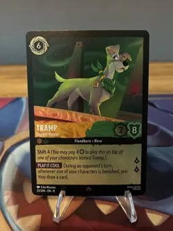 Disney Lorcana - Tramp Dapper Rascal 22/204 - Reign of Jafar - Cold Foil Rare - Image 1