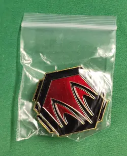 Lorcana Whispers in the Well League Promo Pin Ruby Ink with Free Shipping - Image 1