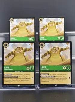 Disney Lorcana Louis - Endearing Alligator 95/204 Reign of Jafar Uncommon 4 Card - Image 1