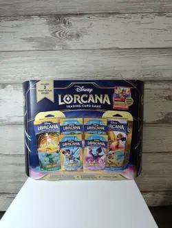 Disney Lorcana Costco Inklands Bundle Box Pirate Mickey Mouse Foil Promo New ! - Image 1
