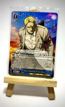Weiss Schwarz Attack On Titan AOT/SX04-0068 RR Reiner: Haunted by His Own Advice - Image 1