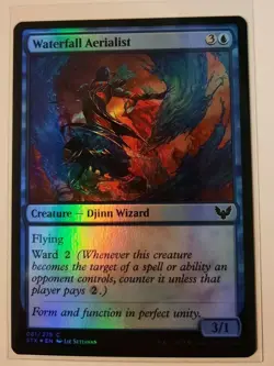 WATERFALL AERIALIST Magic the Gathering Strixhaven: School of Mages MTG FOIL - Image 1