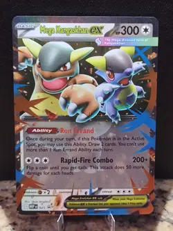 Mega Kangaskhan ex MEP 025 Black Star Promo Pokemon Card - Image 1