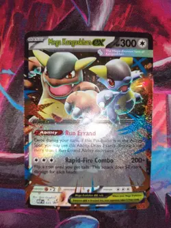 Mega Kangaskhan ex MEP 025 Black Star Promo Pokemon Card - Image 3