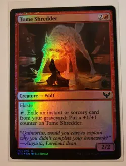 TOME SHREDDER Magic the Gathering Strixhaven: School of Mages MTG FOIL - Image 1