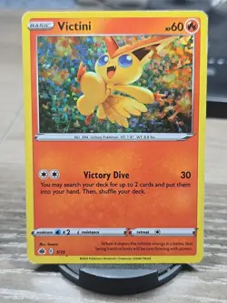 McDonald's 2022 Victini Pokemon TCG Card 5/15 - Image 1