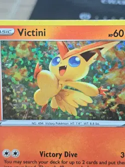 McDonald's 2022 Victini Pokemon TCG Card 5/15 - Image 5