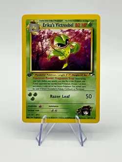 Erika's Victreebel - 26/132 - Pokemon Gym Heroes 1st Edition Rare Card WOTC HP - Image 1