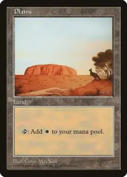 MTG English Plains - Blue Pack (MacNeil) NM Normal Promos: APAC Lands - Image 1
