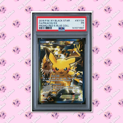 PSA 1 Pikachu EX XY124 Holo Rare Black Star Promo Card 'D' TCGKITTEN - Image 1