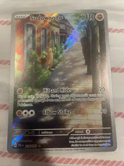 Sudowoodo 219/193 Illustration Rare IR Paldea Evolved Pokemon NM Pokemon Card - Image 1