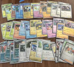 Pokemon TCG Black Bolt & White Flare Pokeball Reverse Holo 42 Card Lot - C/UC/R - Image 1