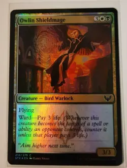 OWLIN SHIELDMAGE Magic the Gathering Strixhaven: School of Mages MTG FOIL - Image 1