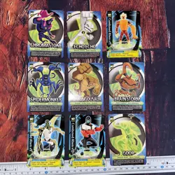 Ben 10 Alien Force Trading Cards Lot Chromastone Echo Echo Humungousaur Set of 9 - Image 1