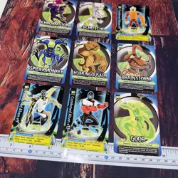 Ben 10 Alien Force Trading Cards Lot Chromastone Echo Echo Humungousaur Set of 9 - Image 2