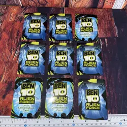 Ben 10 Alien Force Trading Cards Lot Chromastone Echo Echo Humungousaur Set of 9 - Image 5