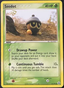 Seedot 61/92 Legend Maker Regular - Pokemon Card - Image 1