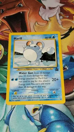 Pokemon Marill Card Black Star Promo 29 Vintage 2000 Pokemon TCG LP - Image 1