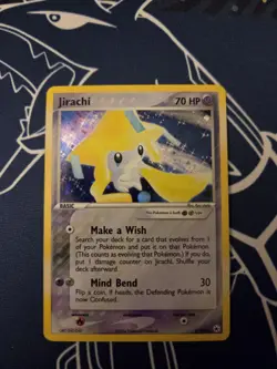 Pokemon TCG Jirachi Holo Rare Card 8/101 EX Hidden Legends - Image 1