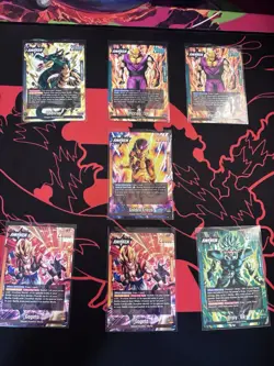 Dragon Ball Fusion World Leaders Lot 7 Cards - Image 1