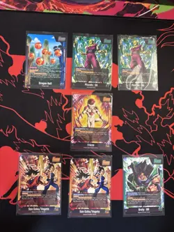 Dragon Ball Fusion World Leaders Lot 7 Cards - Image 2