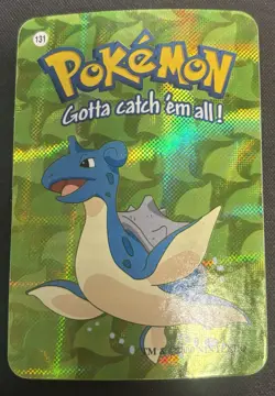 Lapras #131 - Vintage Vending Machine Prism Sticker 2000 - Pokemon Card - Image 1
