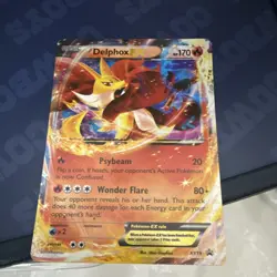 Delphox EX Promo Holo XY19 Basic 170 HP Psybeam Wonder Flare Pokemon Card - Image 1